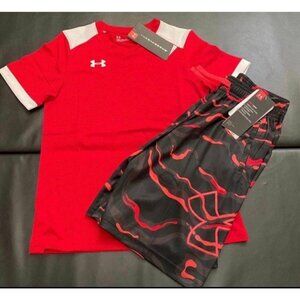 NWT Under Armour Athletic Set Boys Youth Size Large